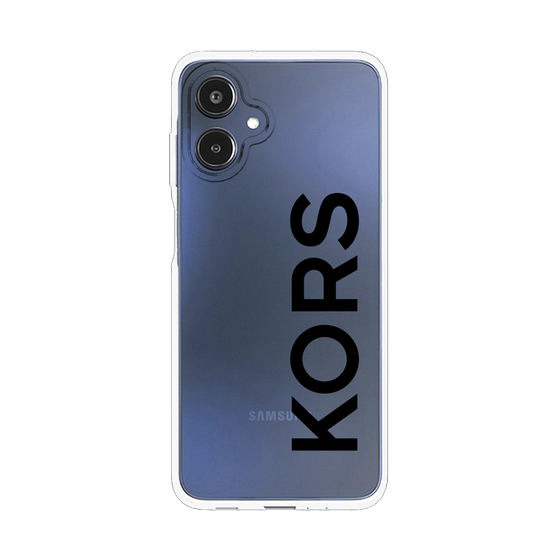 スリムプロテクションケース［ MICHAEL KORS - Logo - Black ］