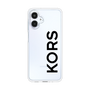 スリムプロテクションケース［ MICHAEL KORS - Logo - Black ］