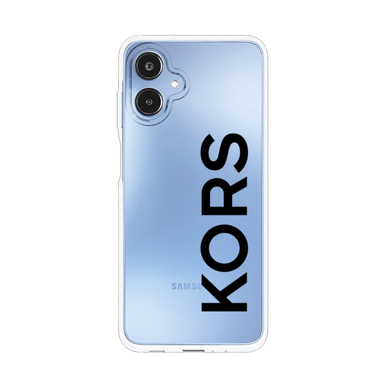 スリムプロテクションケース［ MICHAEL KORS - Logo - Black ］