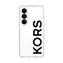 スリムプロテクションケース［ MICHAEL KORS - Logo - Black ］