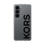 スリムプロテクションケース［ MICHAEL KORS - Logo - Black ］