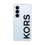 スリムプロテクションケース［ MICHAEL KORS - Logo - Black ］