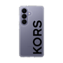 スリムプロテクションケース［ MICHAEL KORS - Logo - Black ］