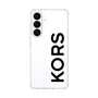 スリムプロテクションケース［ MICHAEL KORS - Logo - Black ］