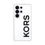 スリムプロテクションケース［ MICHAEL KORS - Logo - Black ］