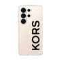 スリムプロテクションケース［ MICHAEL KORS - Logo - Black ］