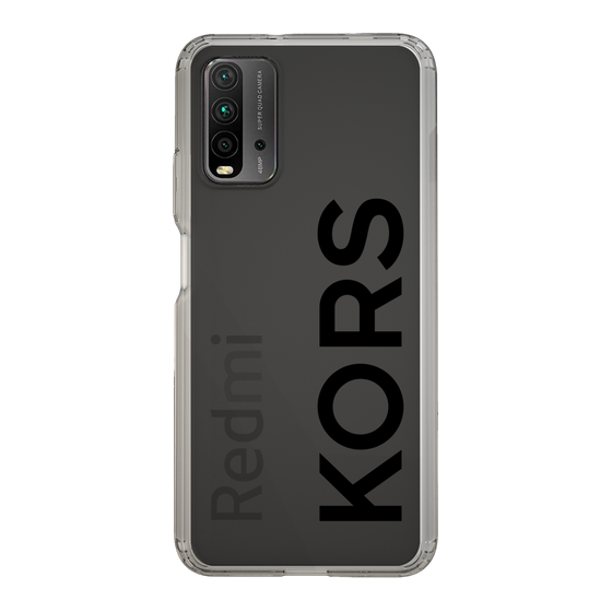 スリムプロテクションケース［ MICHAEL KORS - Logo - Black ］