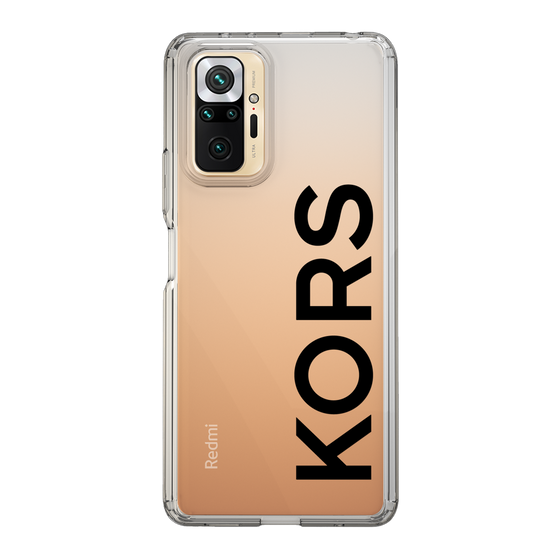 スリムプロテクションケース［ MICHAEL KORS - Logo - Black ］