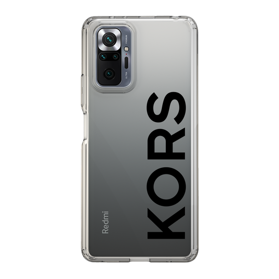 スリムプロテクションケース［ MICHAEL KORS - Logo - Black ］