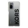 スリムプロテクションケース［ MICHAEL KORS - Logo - Black ］