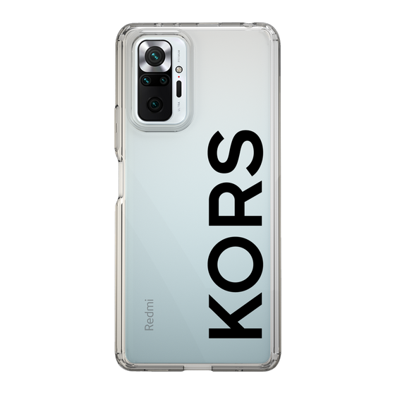 スリムプロテクションケース［ MICHAEL KORS - Logo - Black ］