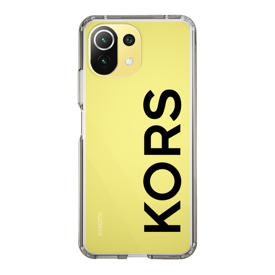 スリムプロテクションケース［ MICHAEL KORS - Logo - Black ］