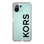 スリムプロテクションケース［ MICHAEL KORS - Logo - Black ］