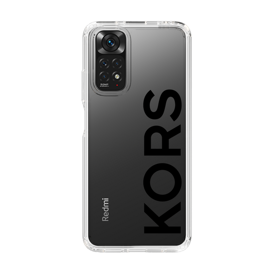 スリムプロテクションケース［ MICHAEL KORS - Logo - Black ］