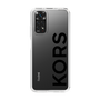 スリムプロテクションケース［ MICHAEL KORS - Logo - Black ］