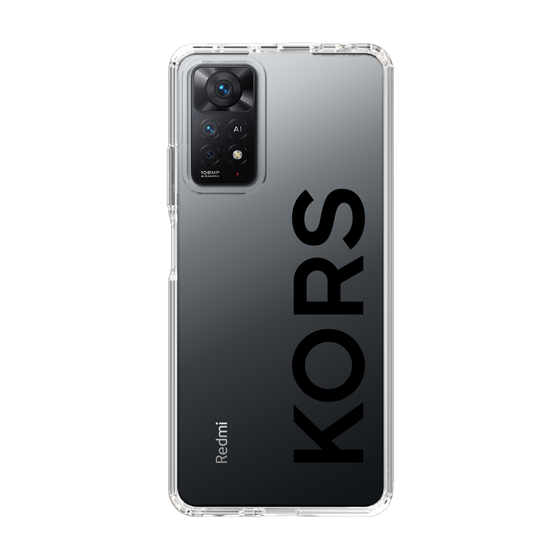 スリムプロテクションケース［ MICHAEL KORS - Logo - Black ］
