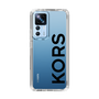 スリムプロテクションケース［ MICHAEL KORS - Logo - Black ］