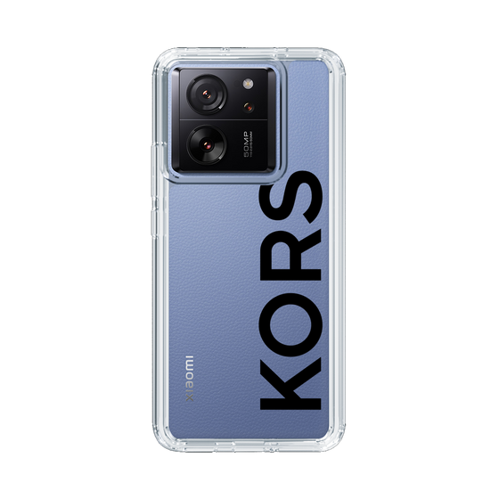 スリムプロテクションケース［ MICHAEL KORS - Logo - Black ］