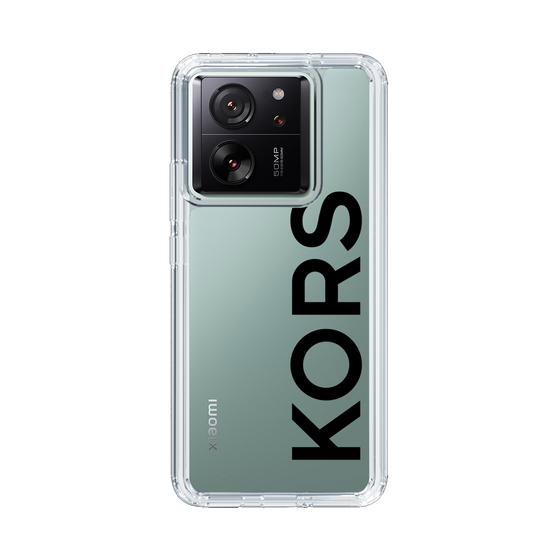 スリムプロテクションケース［ MICHAEL KORS - Logo - Black ］