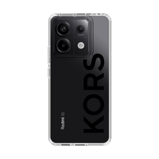 スリムプロテクションケース［ MICHAEL KORS - Logo - Black ］