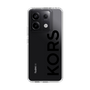 スリムプロテクションケース［ MICHAEL KORS - Logo - Black ］