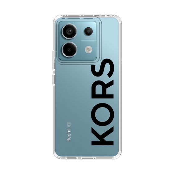 スリムプロテクションケース［ MICHAEL KORS - Logo - Black ］