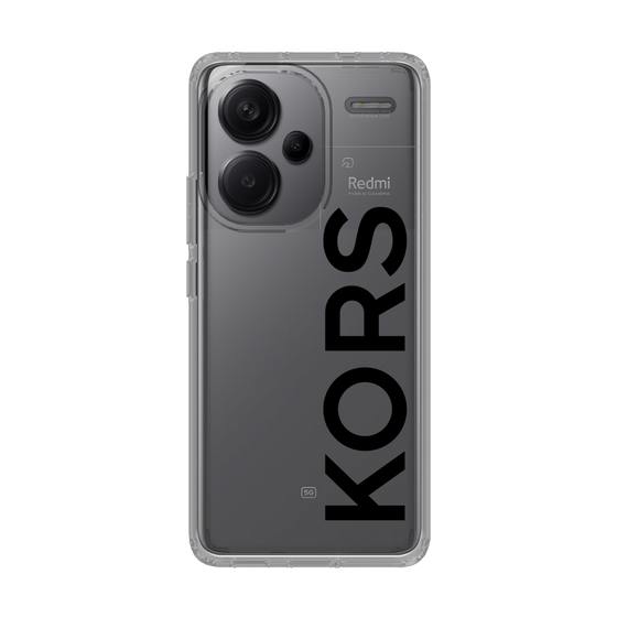 スリムプロテクションケース［ MICHAEL KORS - Logo - Black ］