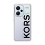 スリムプロテクションケース［ MICHAEL KORS - Logo - Black ］
