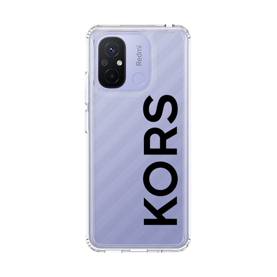 スリムプロテクションケース［ MICHAEL KORS - Logo - Black ］