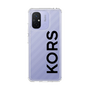 スリムプロテクションケース［ MICHAEL KORS - Logo - Black ］