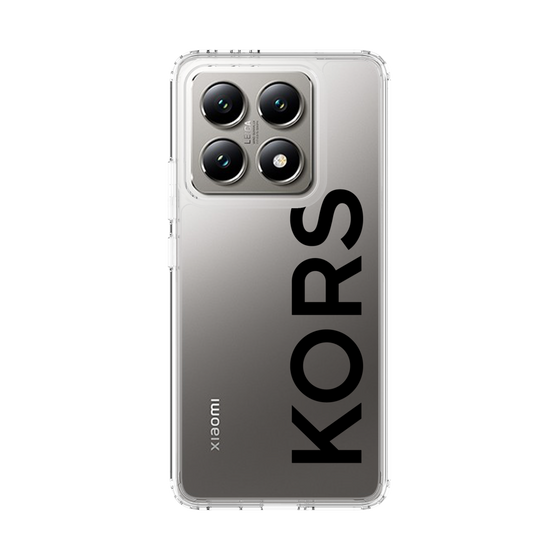 スリムプロテクションケース［ MICHAEL KORS - Logo - Black ］