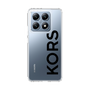 スリムプロテクションケース［ MICHAEL KORS - Logo - Black ］