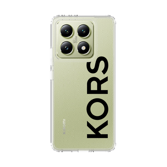 スリムプロテクションケース［ MICHAEL KORS - Logo - Black ］