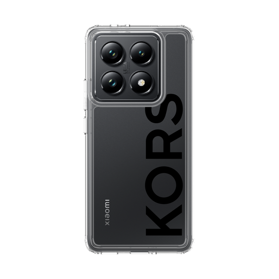 スリムプロテクションケース［ MICHAEL KORS - Logo - Black ］