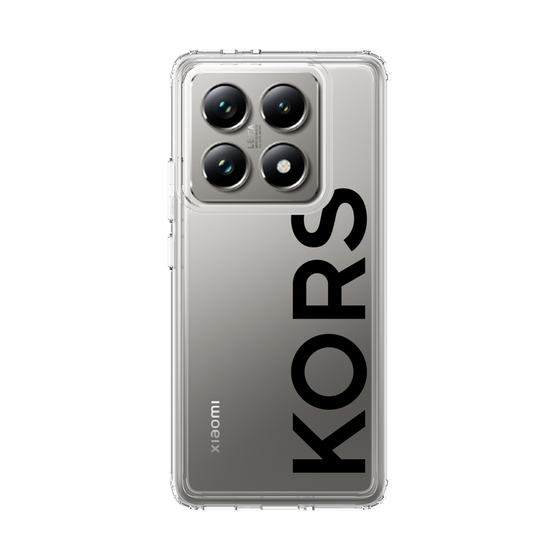 スリムプロテクションケース［ MICHAEL KORS - Logo - Black ］