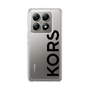 スリムプロテクションケース［ MICHAEL KORS - Logo - Black ］
