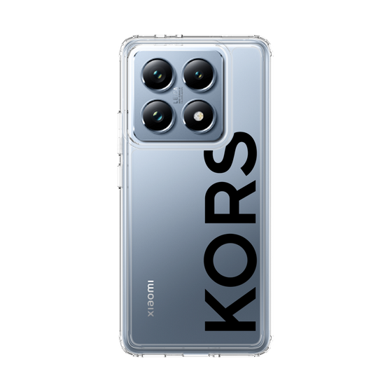スリムプロテクションケース［ MICHAEL KORS - Logo - Black ］