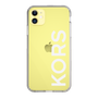 スリムプロテクションケース［ MICHAEL KORS - Logo - White ］