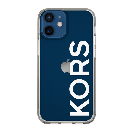 スリムプロテクションケース［ MICHAEL KORS - Logo - White ］