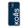 スリムプロテクションケース［ MICHAEL KORS - Logo - White ］