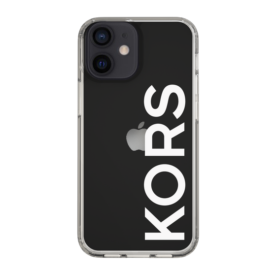 スリムプロテクションケース［ MICHAEL KORS - Logo - White ］