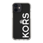 スリムプロテクションケース［ MICHAEL KORS - Logo - White ］
