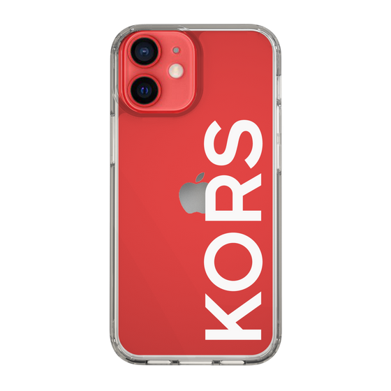 スリムプロテクションケース［ MICHAEL KORS - Logo - White ］