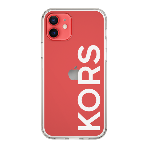 スリムプロテクションケース［ MICHAEL KORS - Logo - White ］