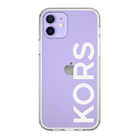 スリムプロテクションケース［ MICHAEL KORS - Logo - White ］