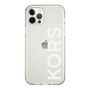 スリムプロテクションケース［ MICHAEL KORS - Logo - White ］