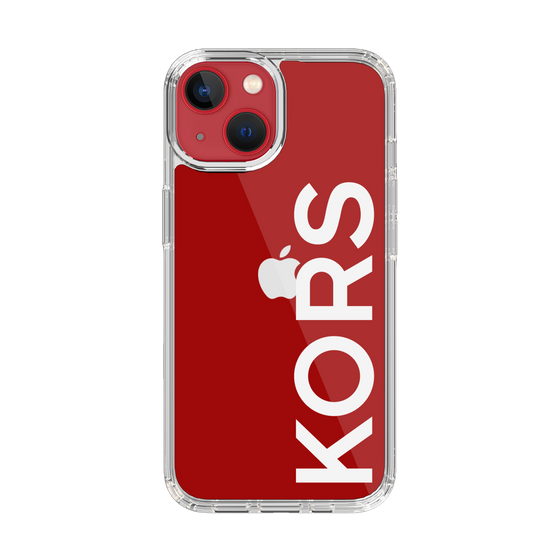 スリムプロテクションケース［ MICHAEL KORS - Logo - White ］