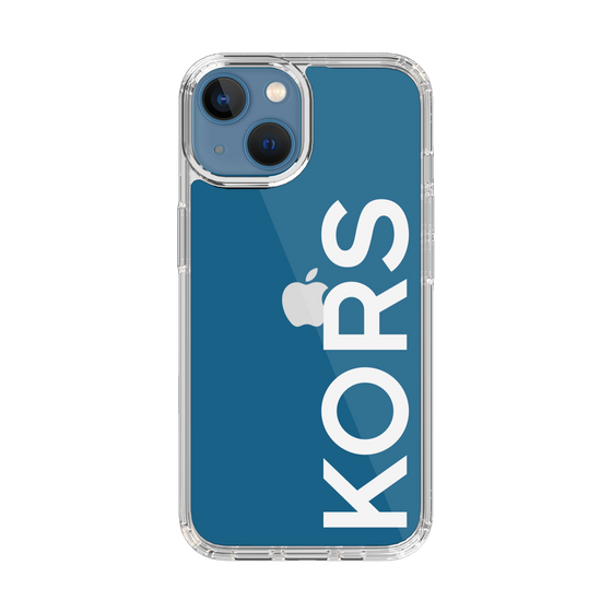 スリムプロテクションケース［ MICHAEL KORS - Logo - White ］