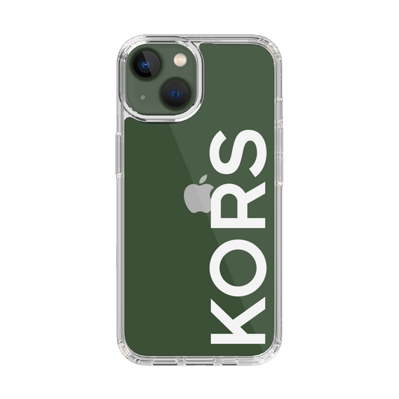 スリムプロテクションケース［ MICHAEL KORS - Logo - White ］
