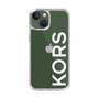 スリムプロテクションケース［ MICHAEL KORS - Logo - White ］